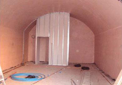 A basement that has been fitted with a waterproof membrane or 'tanked'
