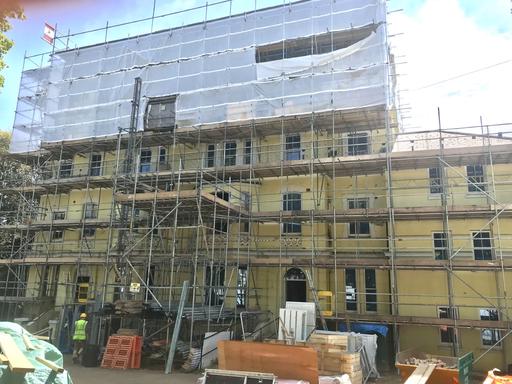 Leolyn House, St Leonards on Sea under construction by Poulter Remedial Services