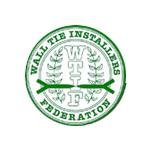 Green and white Wall Tie Installers Federation logo 